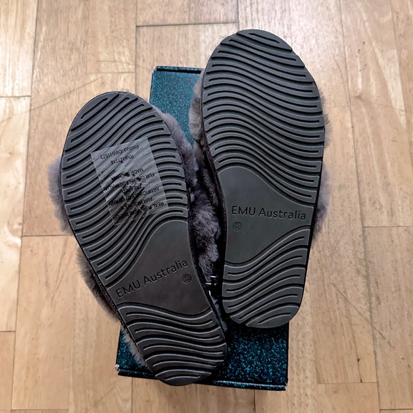 NIB Narrow Sz 7 Shearling Wool Slippers, EMU Australia "Mayberry" - Picture 3 of 7